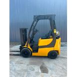2017 Yale 3,000 LB. Cap. Forklift, Model GLP030VXNRSVO62, 83.9" Lift Height, Solid Pneumatic, LP, 12
