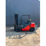 2018 Toyota 5,000 LB. Cap. Forklift, Model 8FDU25, 189" Lift Height, Solid Pneumatic, Diesel