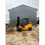 Caterpillar P6000 6,000 LB. Capacity Forklift, 147" Lift Height, Side Shift, Solid Pneumatic Tires,