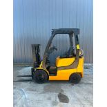 2015 Yale 3,000 LB. Cap. Forklift, Model GLP030VXNRSVO62, 83.9" Lift Height, Solid Pneumatic, LP, 9,