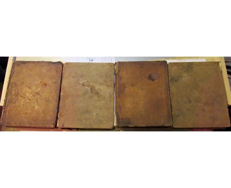 Volumes I, II, III & V of The History of England by Catherine Macaulay, published between 1767 - 1771.  These are scarce item