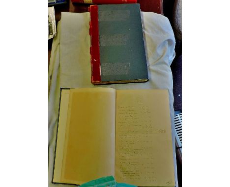 Post Office History-Two post office logs used by the  post Master of Chelmsford for the year 1897, one Book cover the gradual