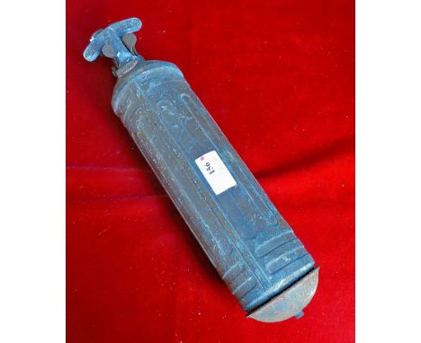 1930's - 40's  Brass Pyrene Heavy Vehicle Fire Extinguisher with its original wall bracket. Ideal for the restorer.