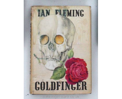 A first edition copy of ''Goldfinger'', the seventh James Bond adventure by Ian Fleming, published by Jonathan Cape of London