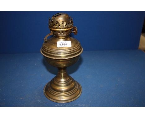 A Brass oil Lamp base.