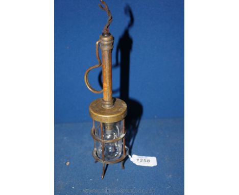 A small Brass inspection Lamp