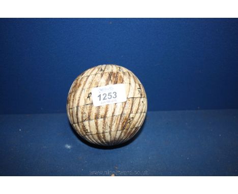 An old Chinese bone Celestial Globe