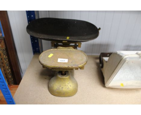 A set of Avery scales 