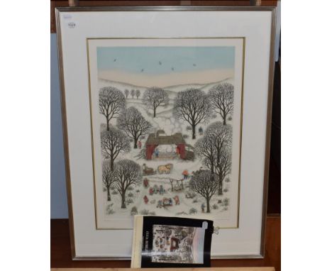 Cuca Romley, ''Sugar Maple Grove'', signed in pencil, lithograph 