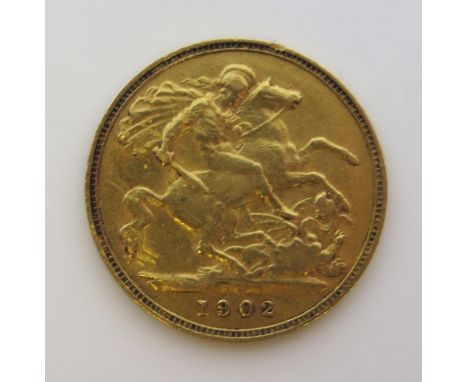 Edward VII 1902 Gold Half Sovereign 