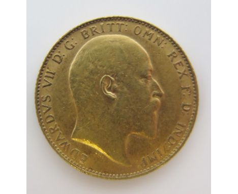 Edward VII 1910 Gold Sovereign 