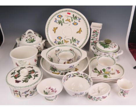 Portmeirion Pottery Botanic Garden 1818, serving dishes,  (15) in two boxes. 