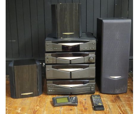 Kenwood Hi-Fi with pair of S-SR500 speakers and S-F501 speaker 