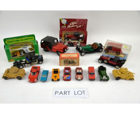 A quantity of diecast vehicles including Dinky, Solido and others French and European. (qty)Provenance: Single owner stock co