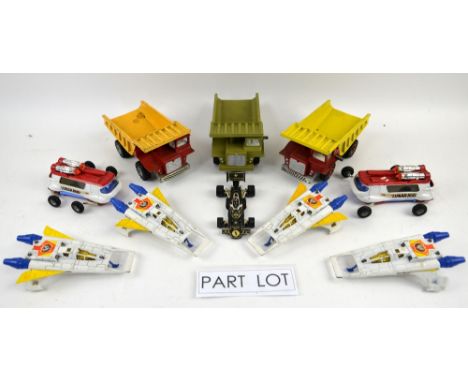 A quantity of predominantly Corgi and Dinky diecast vehicles. (qty)Provenance: Single owner stock collection of Robert Dartne