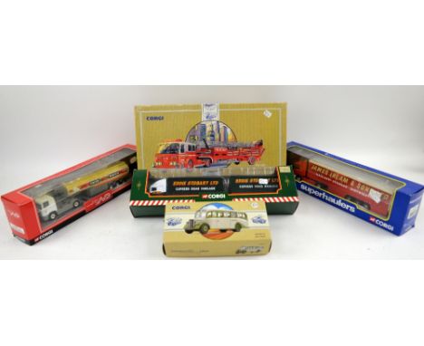 Five boxed Corgi models to include 97321, 98163, 59516, 59534 and TY86602. (5)Provenance: Single owner stock collection of Ro