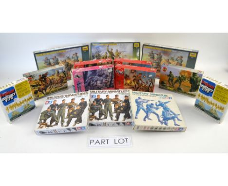 A quantity of predominantly Airfix and Tamiya military related construction kits, all boxed. (qty)Provenance: Single owner st