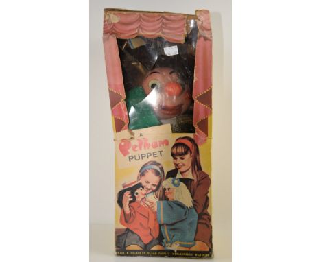 A Pelham 'Supy' ventriloquist puppet in original box. .    