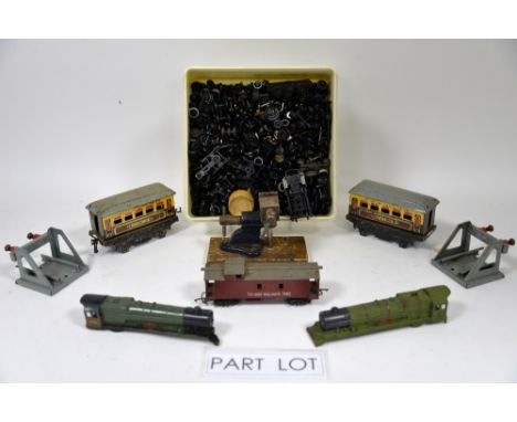 A quantity of locomotive components and stock. (qty)Provenance: Single owner stock collection of Robert Dartnell and Mrs Joyc