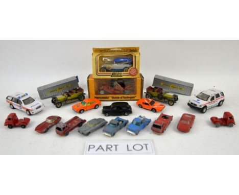 A quantity of predominantly Lesney and Matchbox diecast models. (qty)Provenance: Single owner stock collection of Robert Dart