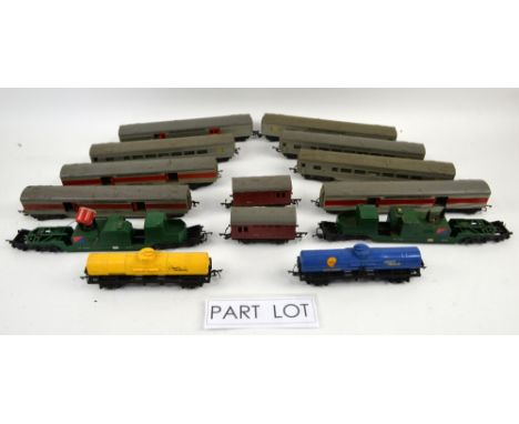 A quantity of predominantly Tri-ang 00-Gauge coaches, wagons and rolling stock. (qty)Provenance: Single owner stock collectio