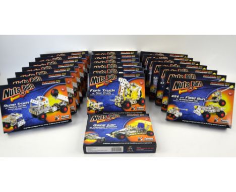 A quantity of Nuts + Bolts double tool engineering sets, all boxed as new. (21)Provenance: Single owner stock collection of R