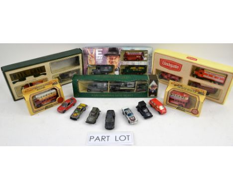 A quantity of boxed diecast models, predominantly Lledo, and other unboxed toy vehicles. (qty)Provenance: Single owner stock 