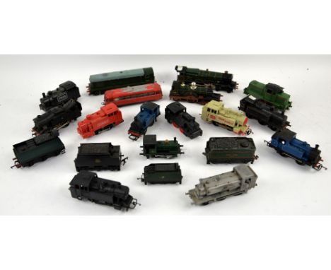 A quantity of locomotives including Hornby, various gauges. (qty)Provenance: Single owner stock collection of Robert Dartnell
