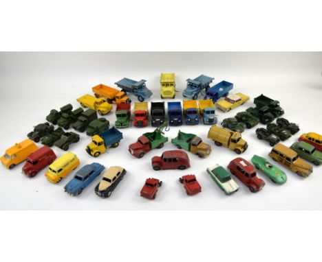 A quantity of Dinky diecast models, mainly military and commercial vehicles. (qty)Provenance: Single owner stock collection o