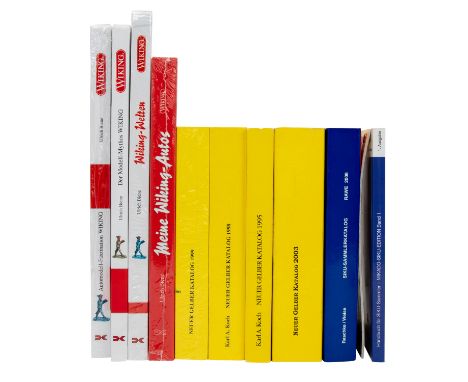 WIKING/SIKU 11-tlg Bücher-Konvolut, bestehend aus Biene, Ulrich: 'Der Modell-Mythos Wiking' und 'Meine Wiking-Autos', 'Wiking