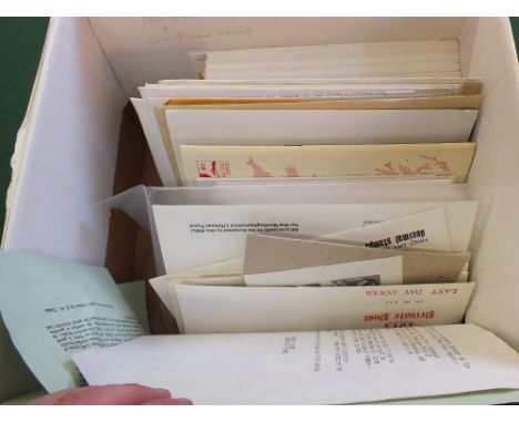 Various first day covers and postal strike material