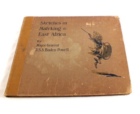 One volume, Major Gnl R.S.S. Baden-Powell, Sketches in Mafeking and East Africa, Smith 1907