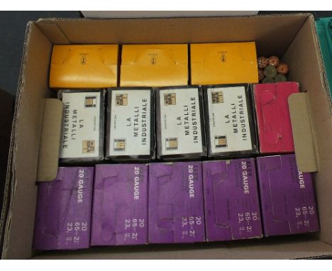 Approx 435 20 bore cartridges including Smi, Eley and Richardson of Halesworth, this item can only be purchased by someone wi