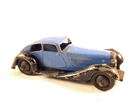 Two Dinky Toys No.36D Rover in light blue 