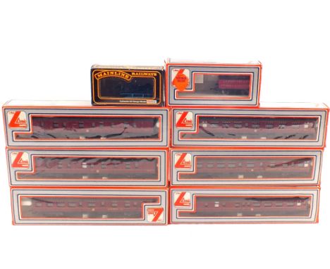 Six boxed Lima coaches etc