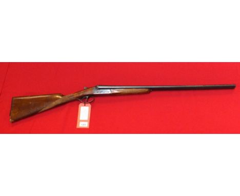 A 20 bore S/S shotgun by Ugarttechea with 28" barrels, S/No.116089, this item can only be purchased by someone with a current