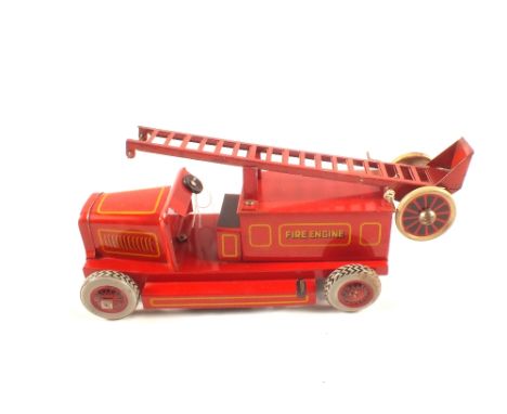 A Chad Valley tin plate 100035 Ubilda Fire Engine