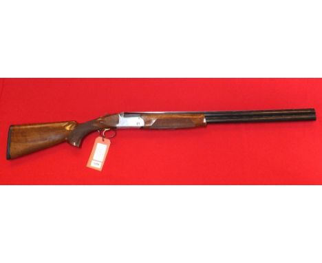 A 12 bore B.S.A. O/U shotgun, S/No.B36408 with 30" barrels, single trigger and selective safety, a fine shotgun in good condi