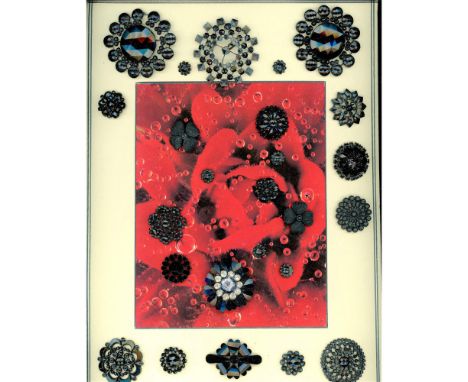 27 S/M/L 19th century glued/riveted black glass.There was a time in the button community that these were called passamentrie 