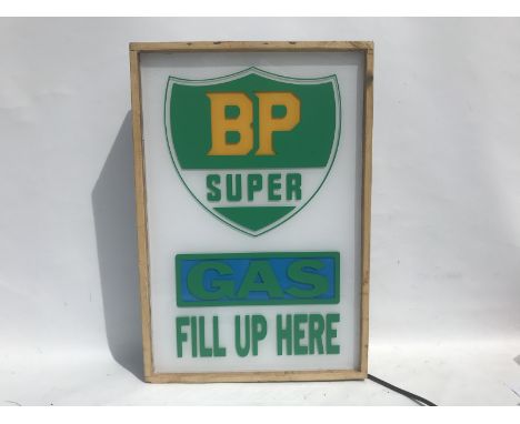 A modern, recently constructed BP Super lightbox, 15 x 22 x 3 3/4".