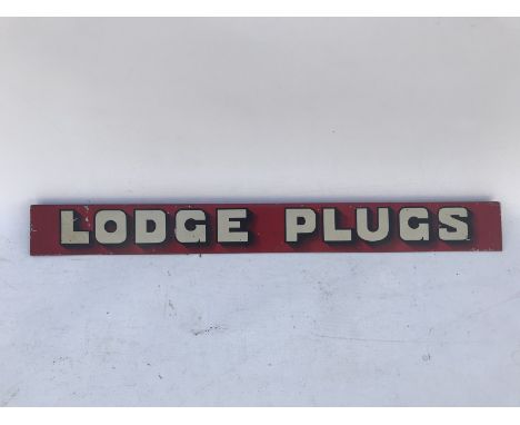 A Lodge Plugs shelf strip, 14 1/4" long.