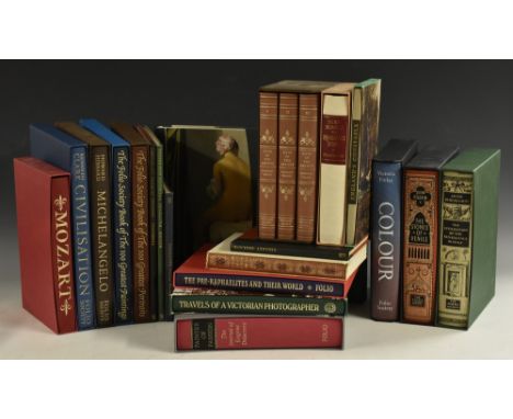 Folio Society - Art - Vasari (Giorgio), Lives of the Artists, three-volume set, London: 1993, cloth faux Renaissance panelled