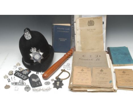 Derbyshire Policing History - an archive relating to the career of Constable 211 R Senior, his notebooks covering the period 