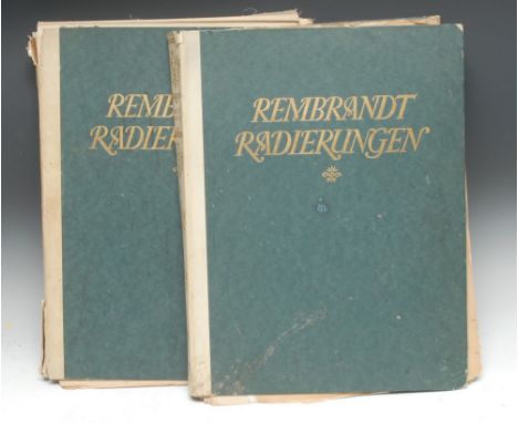 Art History, Rembrandt - Springer (Jaro) and Singer (Hans W.), Rembrandt's Sämtliche Radierungen, In Getreuen Nachbildungen H