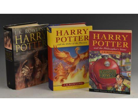 Rowling (J.K.), Harry Potter First Editions: [...] the Philosopher's Stone, first paperback edition: sequence: 50-49, London: