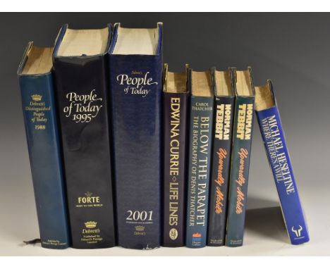 Politics - The Conservative Party, Signed and Dedicated Copies: Heseltine (Michael), Where There's A Will, first edition, Lon