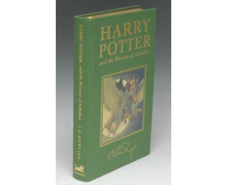 Rowling (J.K.), Harry Potter and the Prisoner of Azkaban, first de luxe edition first printing &amp; with typographical error