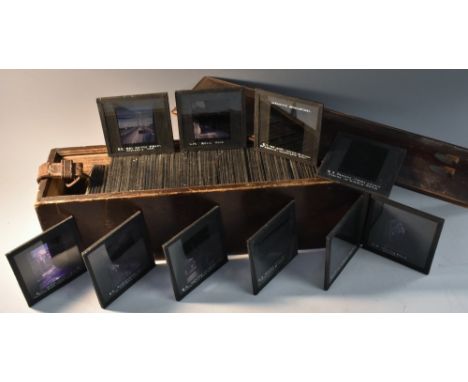 Photography - American Topography and Travel - an interesting collection of magic lantern slides documenting a tour, mostly C