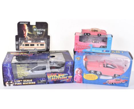 Back To the Future Part II Time Machine, 1/15th Scale Boxed, Thunderbirds FAB I plastic remote control, boxed, Corgi Lady Pen