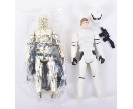 Kenner The Power Of the Force Luke Skywalker (Imperial Stormtrooper Outfit) ,loose figure complete with removable stormtroope